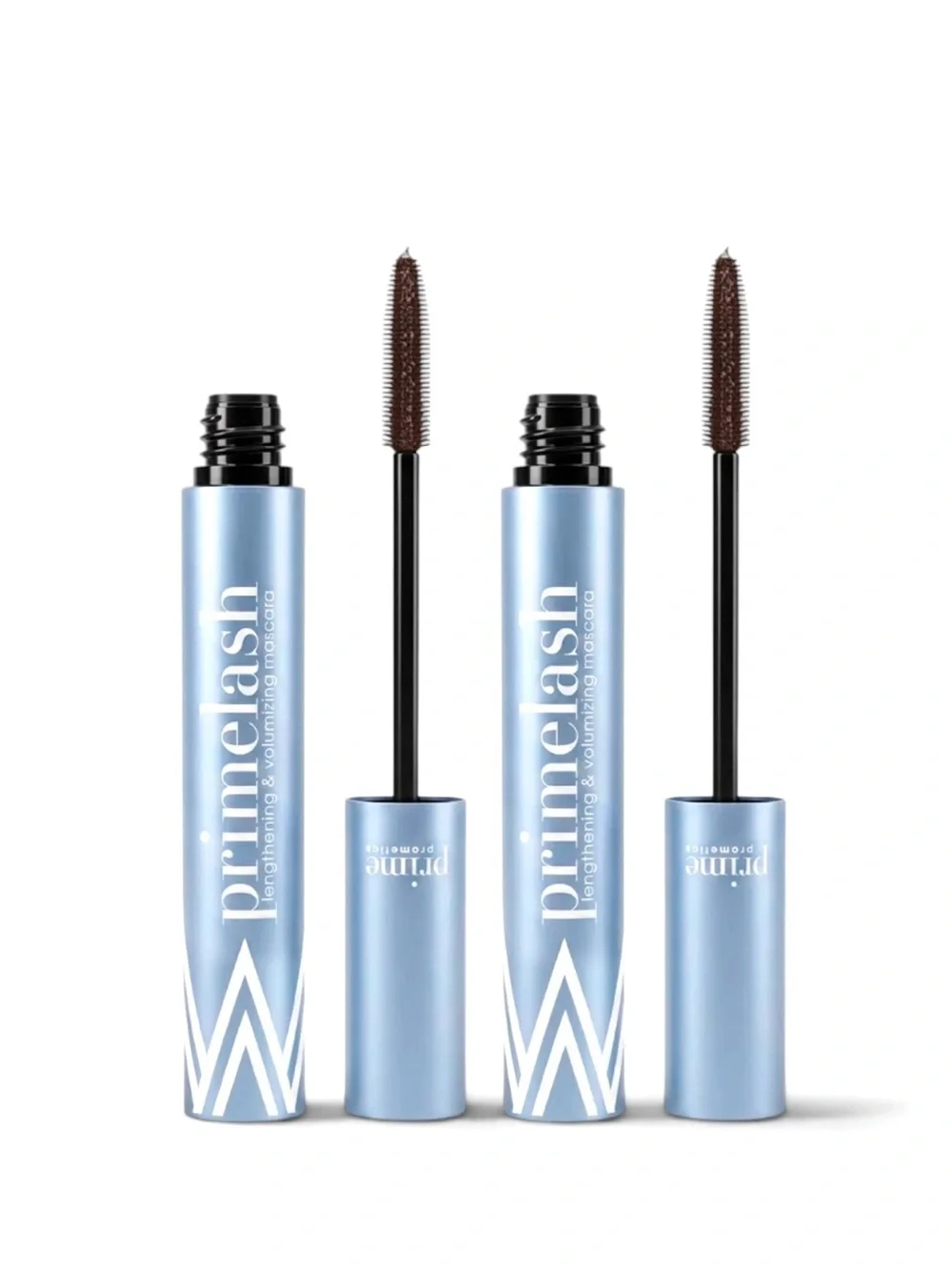 (2) Prime Prometics Lash Lengthening & Volumizing Mascara — Brown